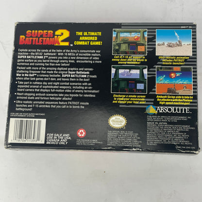 Super Battletank 2 (Super Nintendo SNES, 1994) Complete CIB