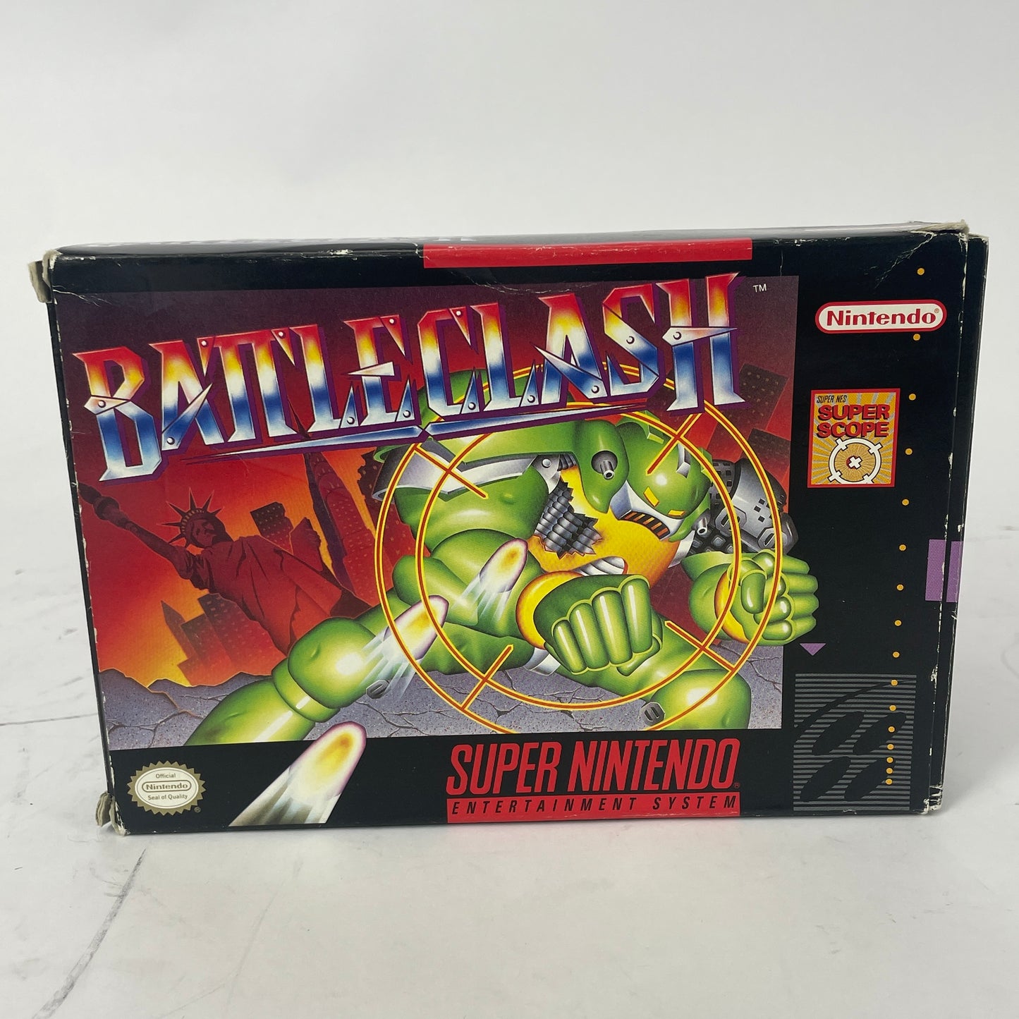 Battle Clash (Super Nintendo SNES, 1992) Complete CIB