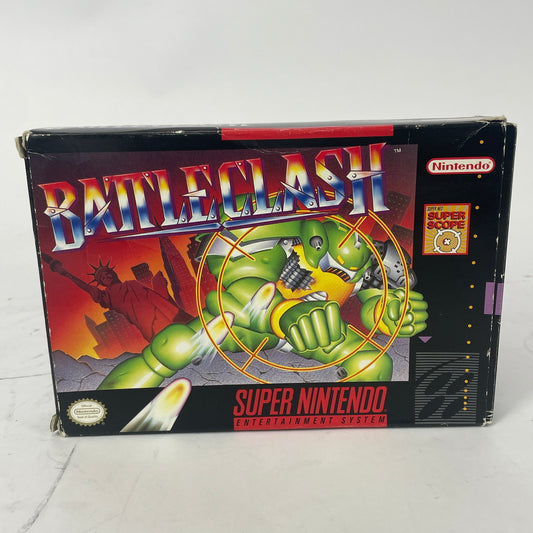 Battle Clash (Super Nintendo SNES, 1992) Complete CIB