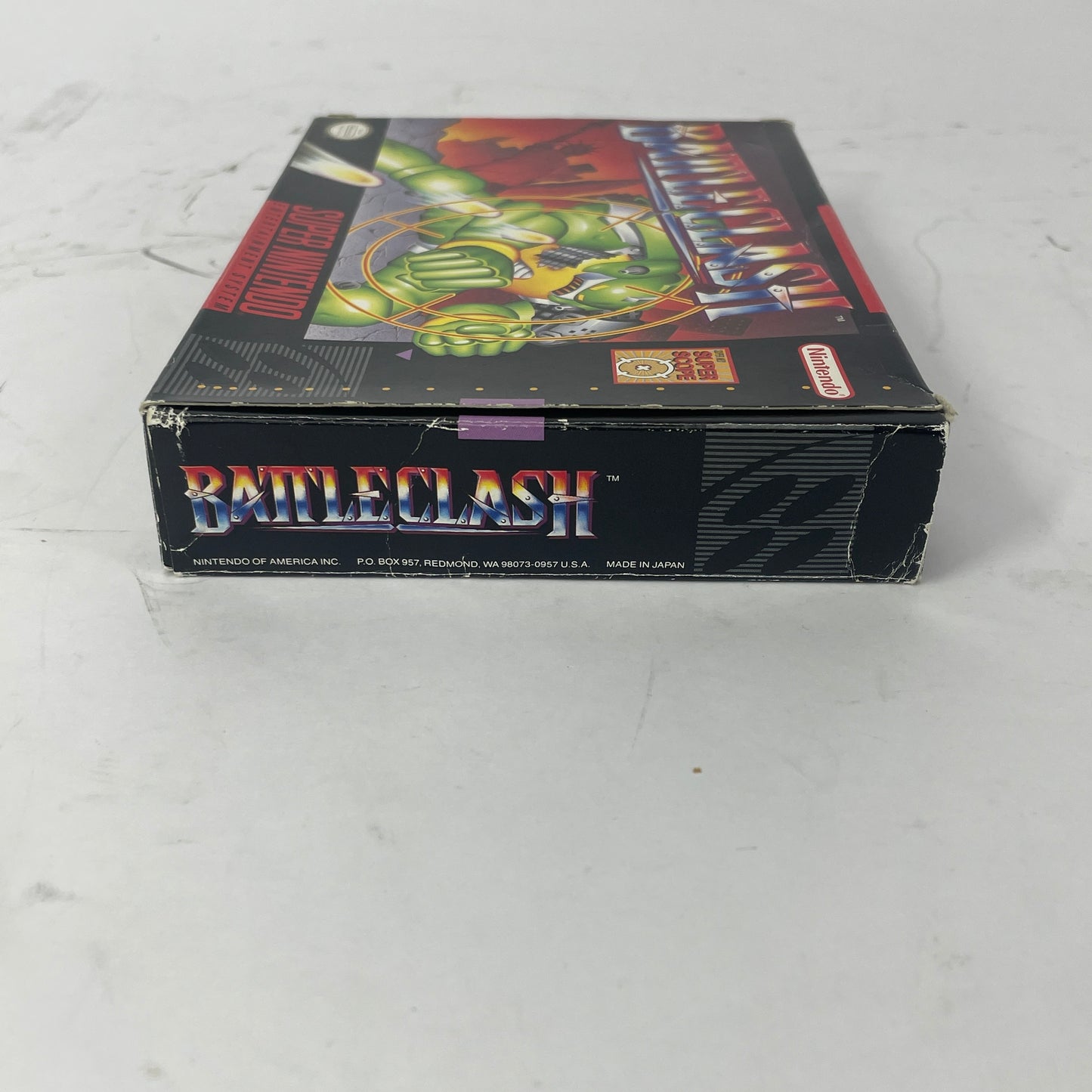 Battle Clash (Super Nintendo SNES, 1992) Complete CIB