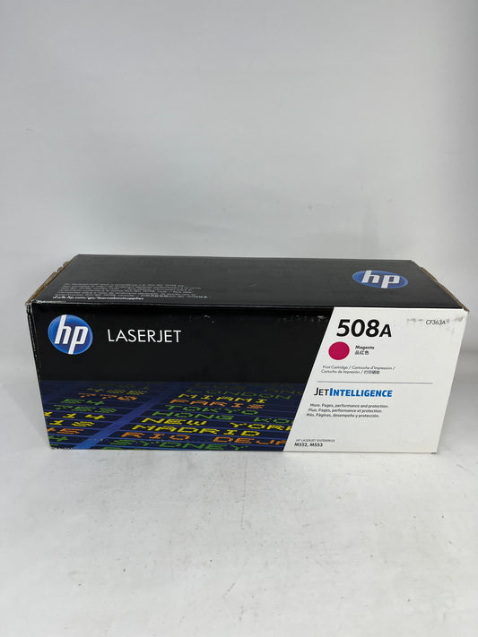 New HP 508A Magenta 5000 Pages Original Toner Cartridge CF363A