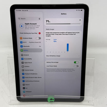 WiFi Only Apple iPad Air 4th Gen 256GB Space Gray MYFT2LL/A