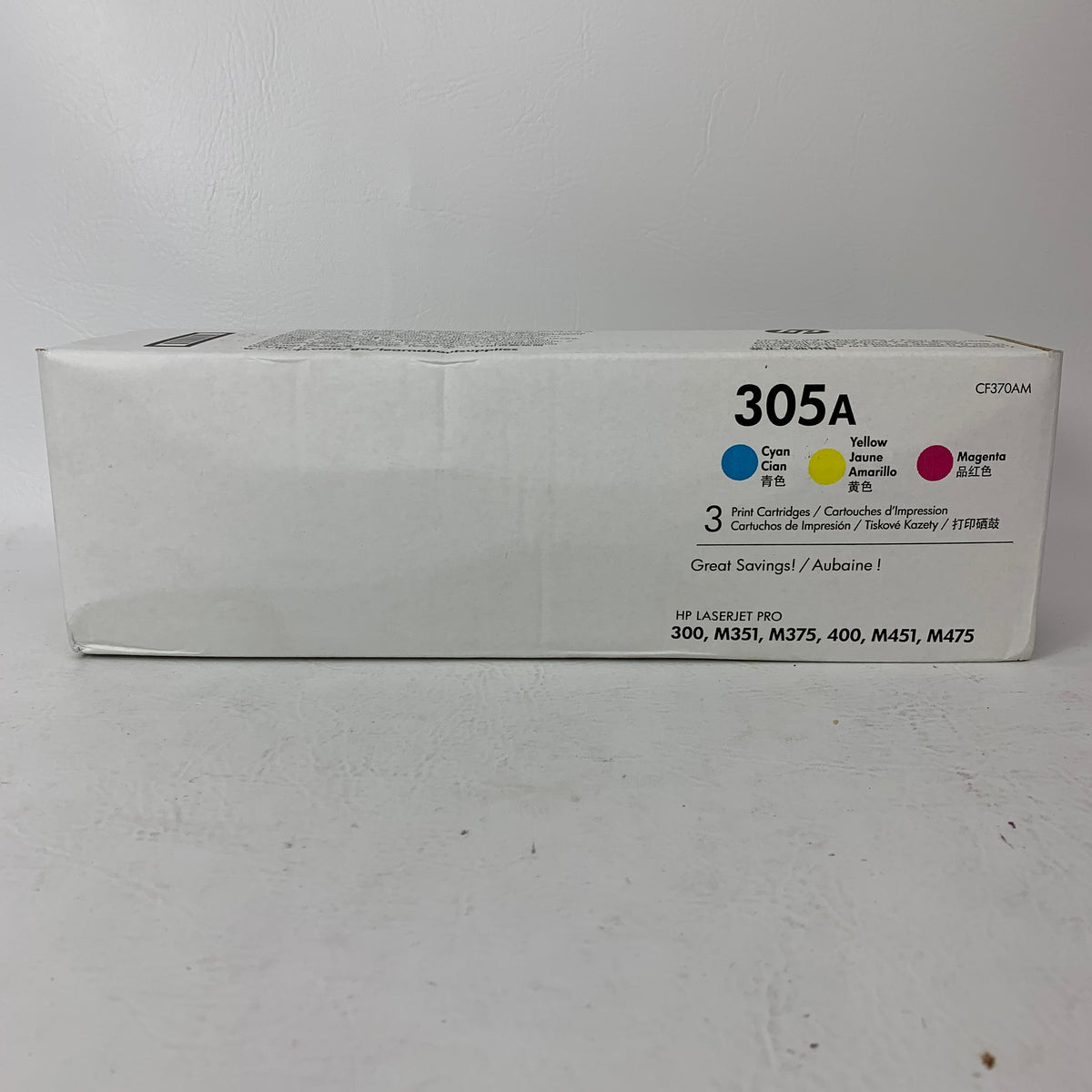 New HP 305A CF370AM  Yellow Toner Cartridge