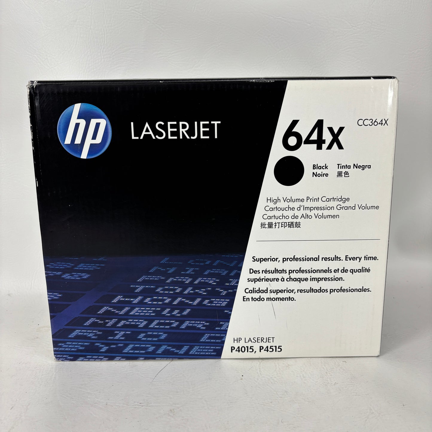 New Hp 64x Black Original LaserJet Toner Cartridge CC364X