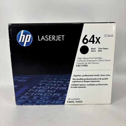 New Hp 64x Black Original LaserJet Toner Cartridge CC364X