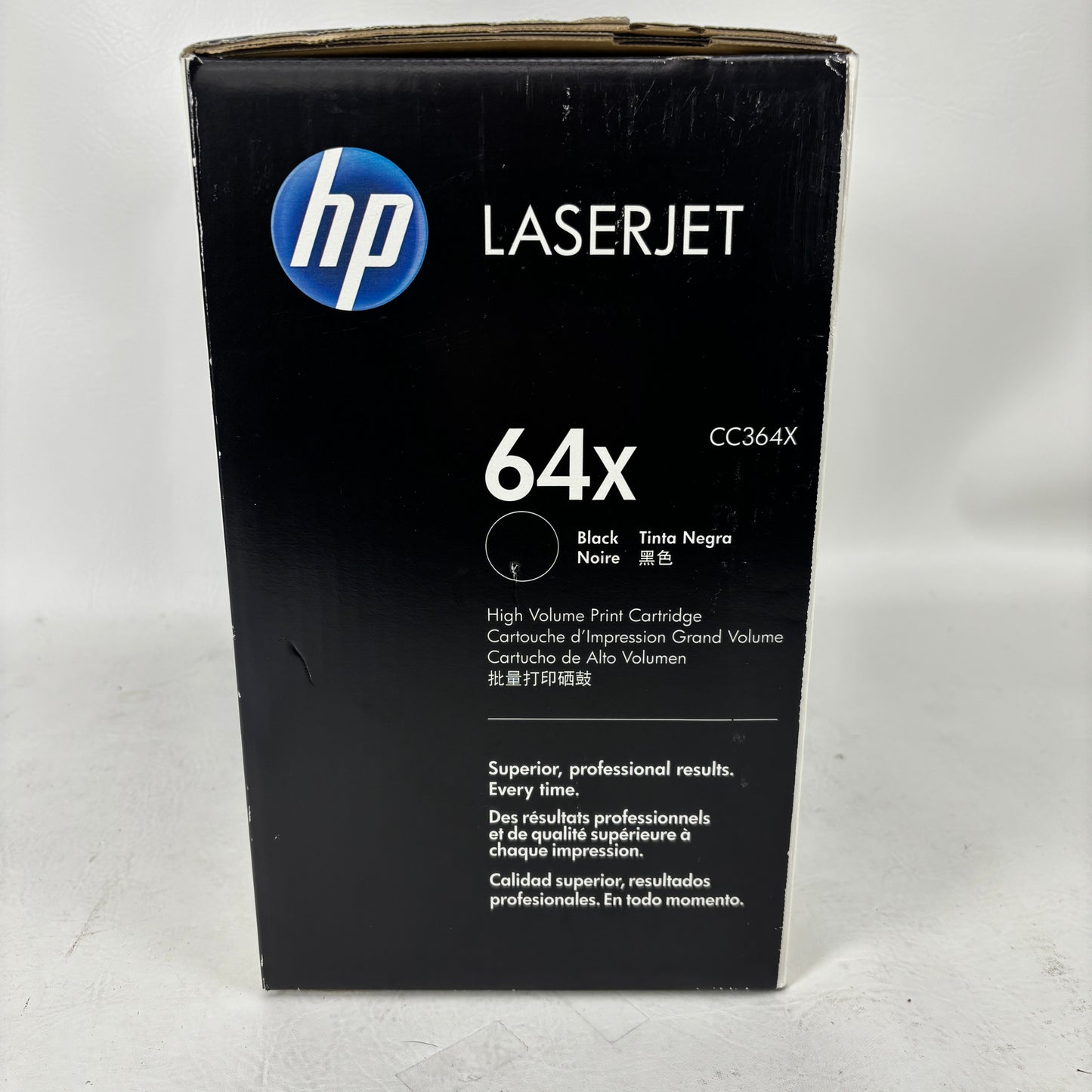 New Hp 64x Black Original LaserJet Toner Cartridge CC364X