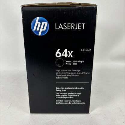 New Hp 64x Black Original LaserJet Toner Cartridge CC364X