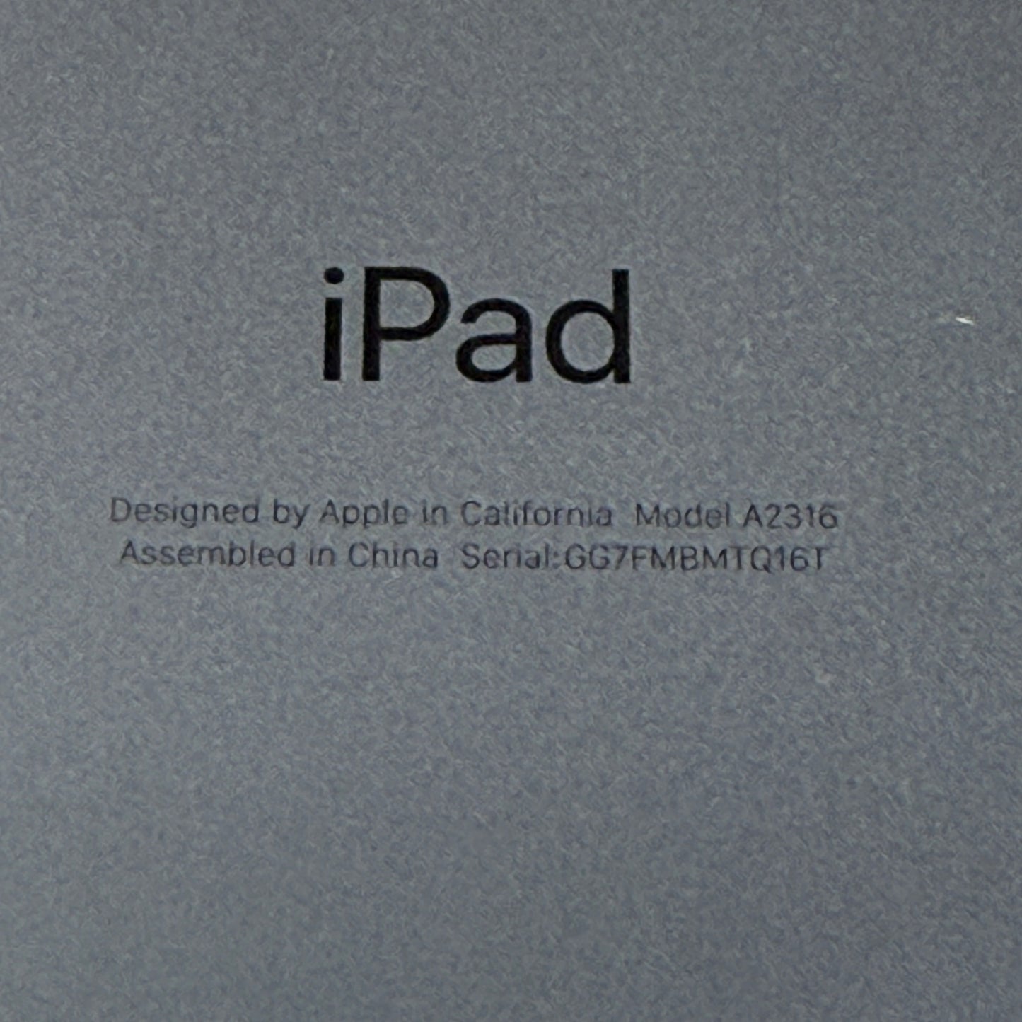 WiFi Only Apple iPad Air 4th Gen 256GB Space Gray MYFT2LL/A