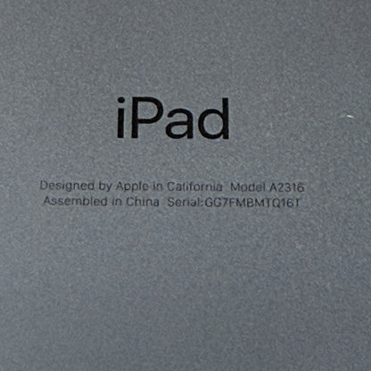 WiFi Only Apple iPad Air 4th Gen 256GB Space Gray MYFT2LL/A