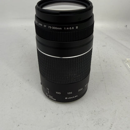 Canon EF 75-300mm f/1:4-5.6 III Telephoto Zoom Lens