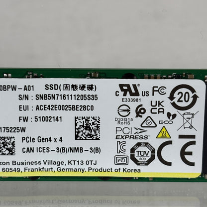 SK Hynix M.2 2280 PC801 2TB PCIe Gen4 x4 (NVMe) SSD PC801M280S