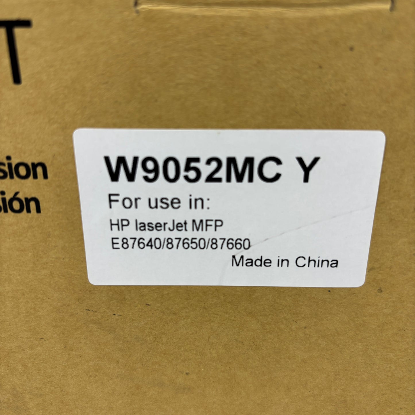 New HP W9052MCY Yellow Toner-kit Contract