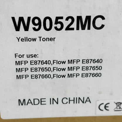 New Genuine HP W9052MC Yellow Managed LaserJet Toner Cartridge E87640 E87650 OEM