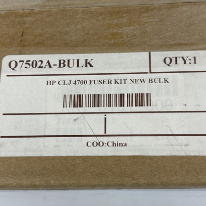 NEW HP Q7502A Fuser Kit OEM 110V LaserJet 4700 4730 CP4005 Maintenance Part