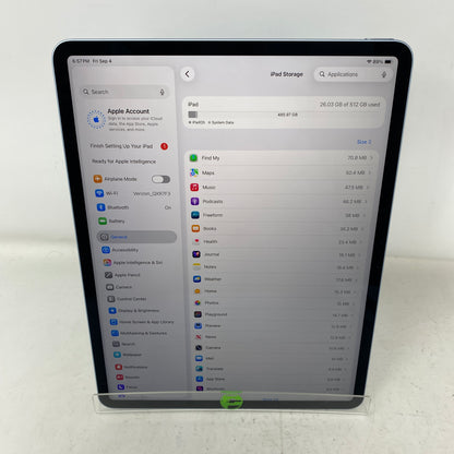 WiFi Only Apple iPad Air 13" M3 512GB Blue MCNWLL/A