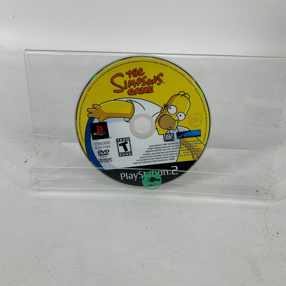 The Simpsons Game (Sony PlayStation 2 PS2, 2007)