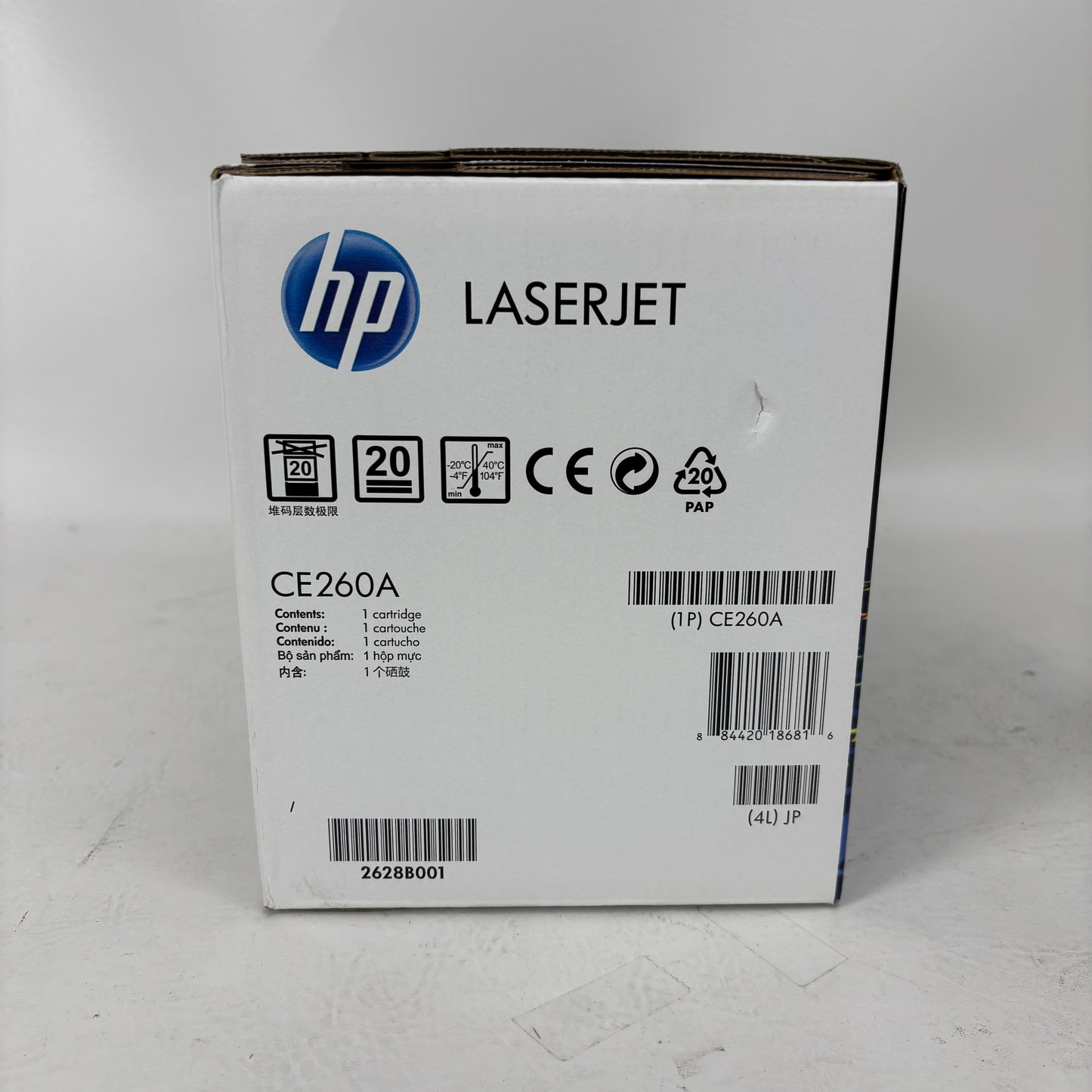 New HP 647A CE260A Black Toner Cartridge