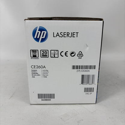 New HP 647A CE260A Black Toner Cartridge