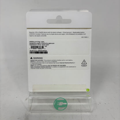 New Apple AirTag 1st Gen White MX532LL/A Tracker