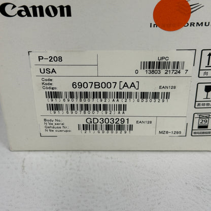 Canon 6907B007 Image FORMULA P-208 Scan-Tini Personal Document Scanner P208