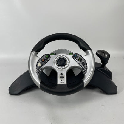 Mad Catz MC2 Racing Wheel and Pedals Original Xbox OG Steering Shifter 
