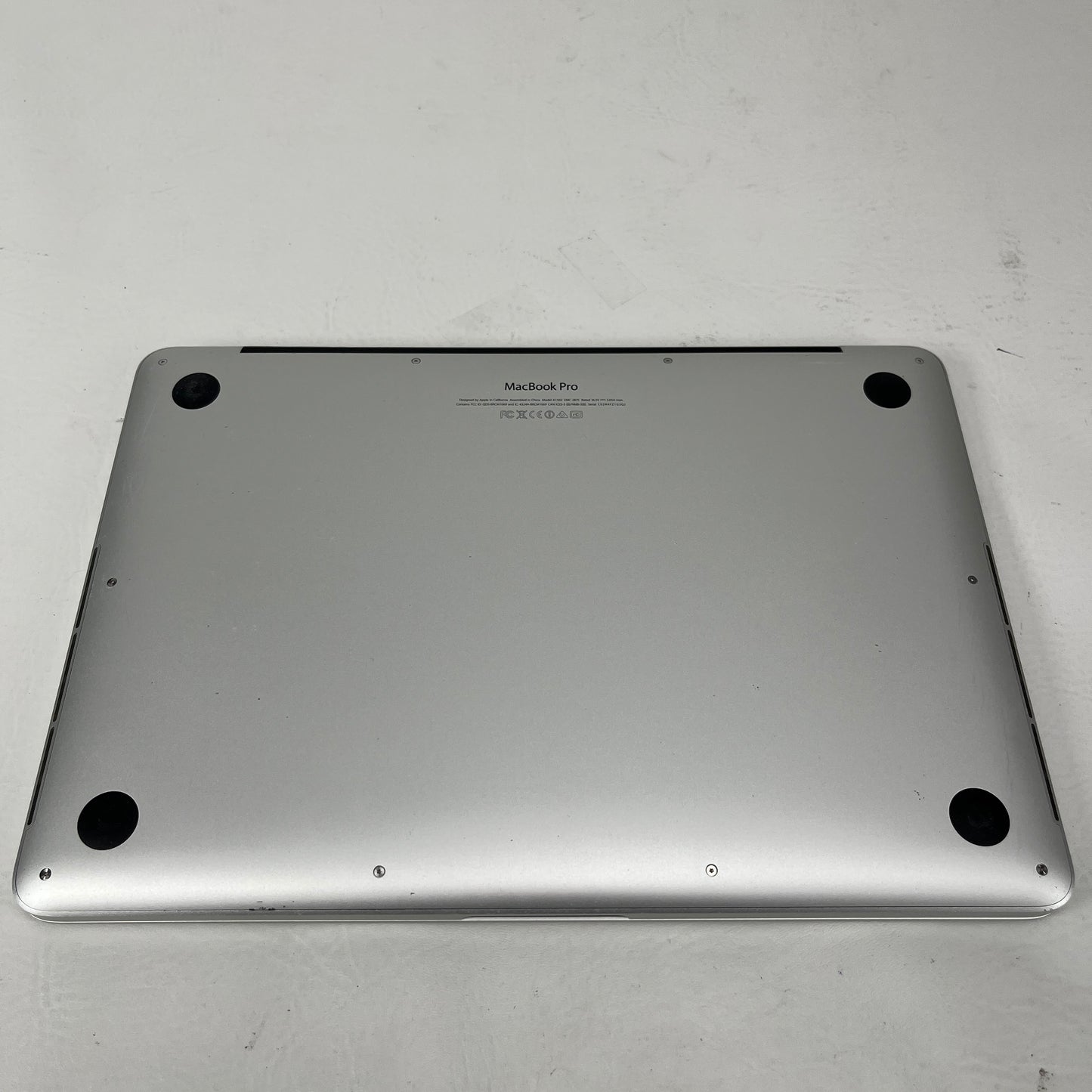 2014 Apple MacBook Pro 13.3" i5 2.6GHz 8GB RAM 256GB SSD Silver A1502 /No Os
