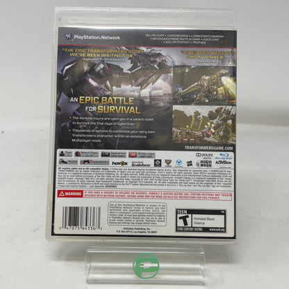 Transformers: Fall Of Cybertron (Sony PlayStation 3 PS3, 2012)