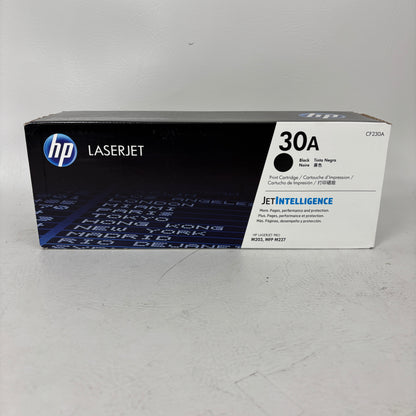 New HP 30A Black Original LaserJet Toner Cartridge CF230A