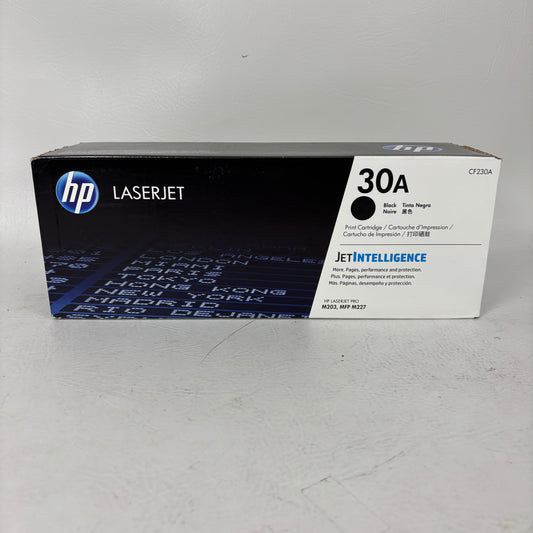 New HP 30A Black Original LaserJet Toner Cartridge CF230A