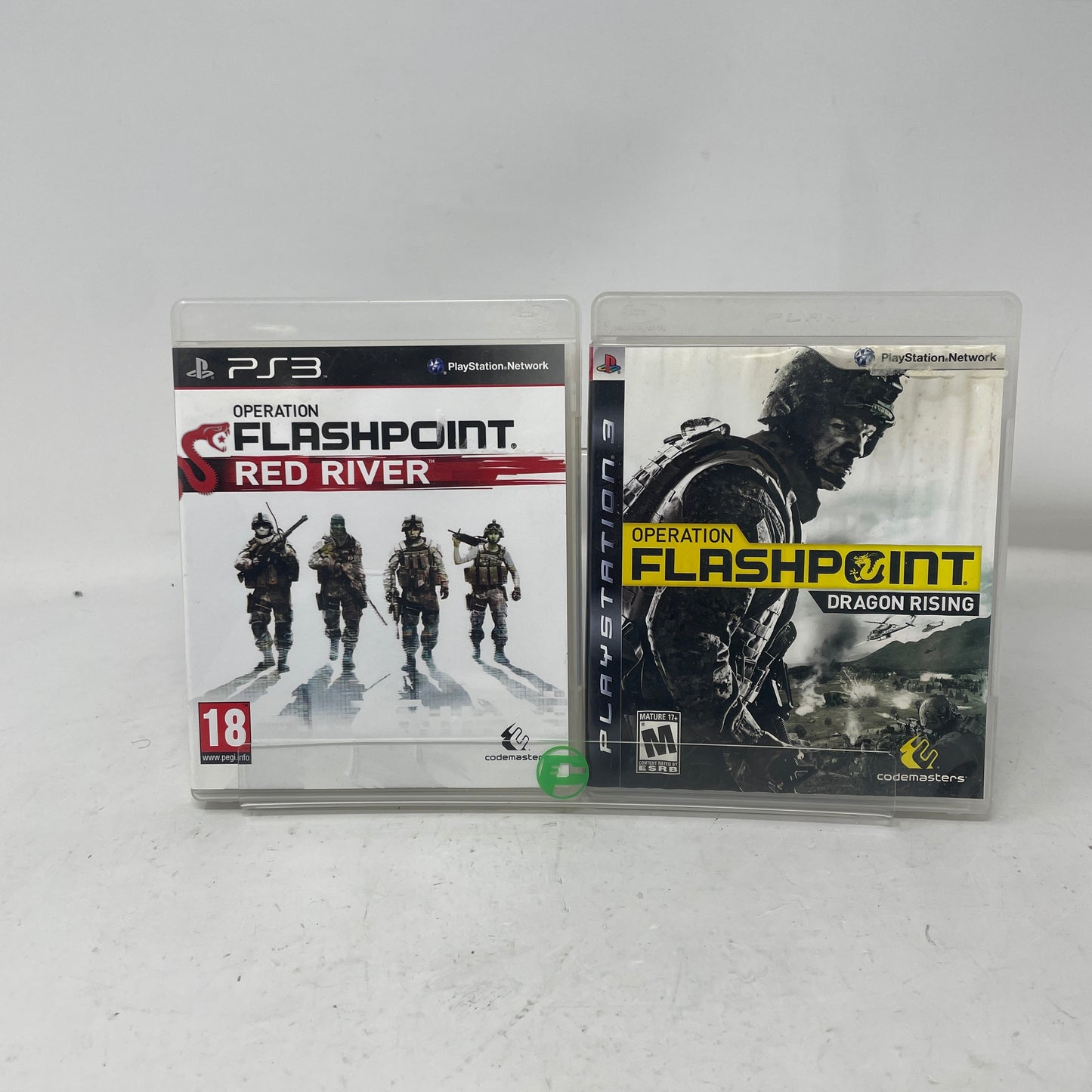 Lot 2 Sony PS3 Games Operation Flashpoint Dragon Rising & Red River CIB