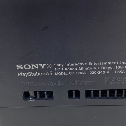 Sony PlayStation 5 Disc PS5 825GB White Console Gaming System CFI-1216A