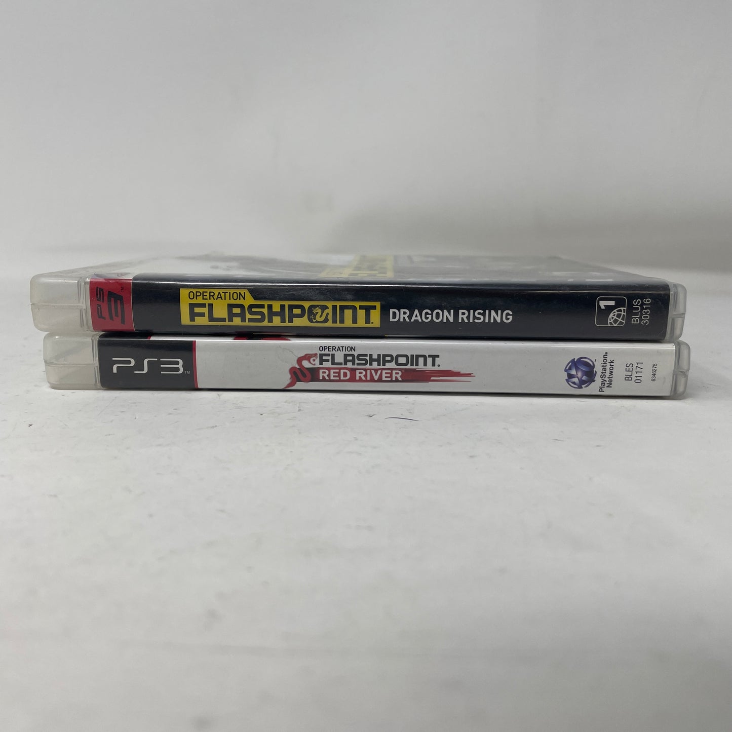 Lot 2 Sony PS3 Games Operation Flashpoint Dragon Rising & Red River CIB