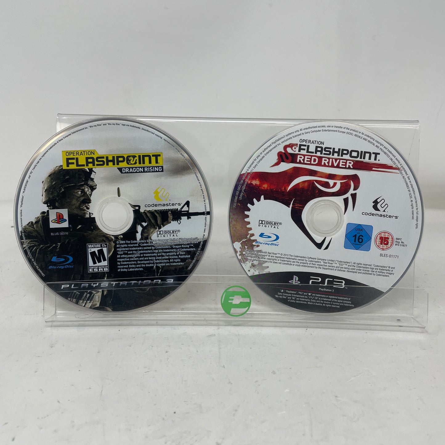 Lot 2 Sony PS3 Games Operation Flashpoint Dragon Rising & Red River CIB