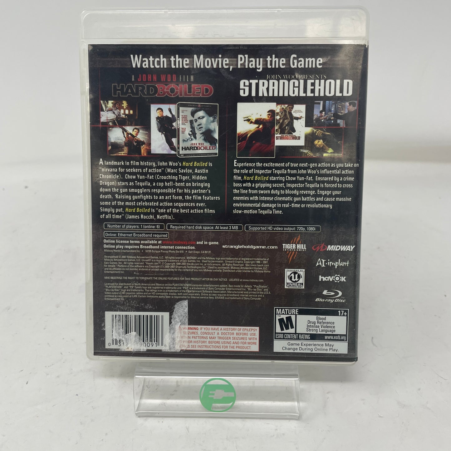 Stranglehold [Collector's Edition] (Sony PlayStation 3 PS3, 2007)