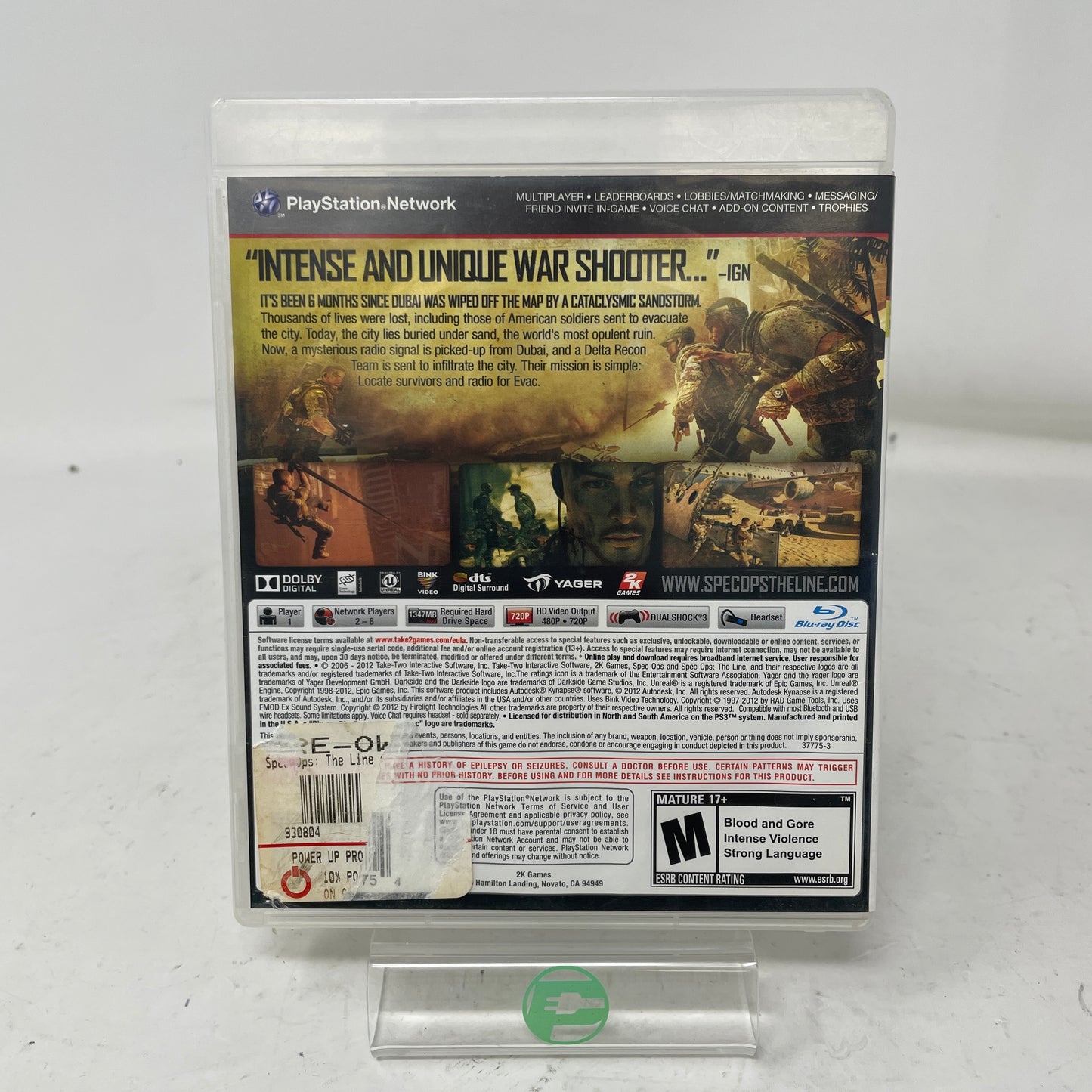 Spec Ops The Line [Premium Edition] (Sony PlayStation 3 PS3, 2012)