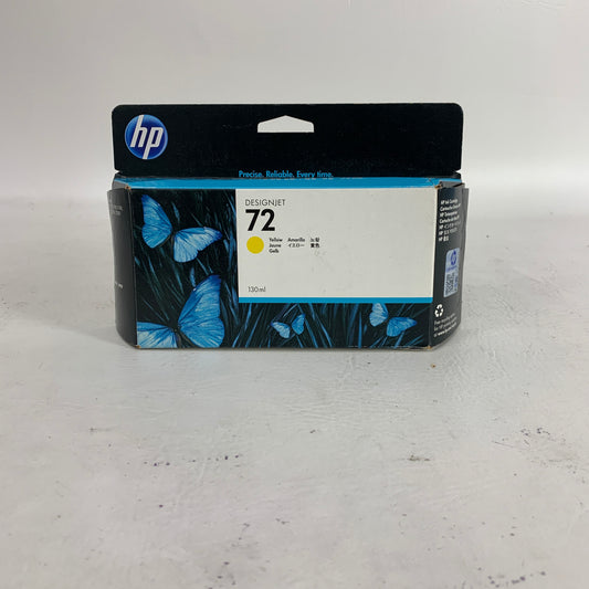New HP 72 Yellow Ink Cartridge C9373A