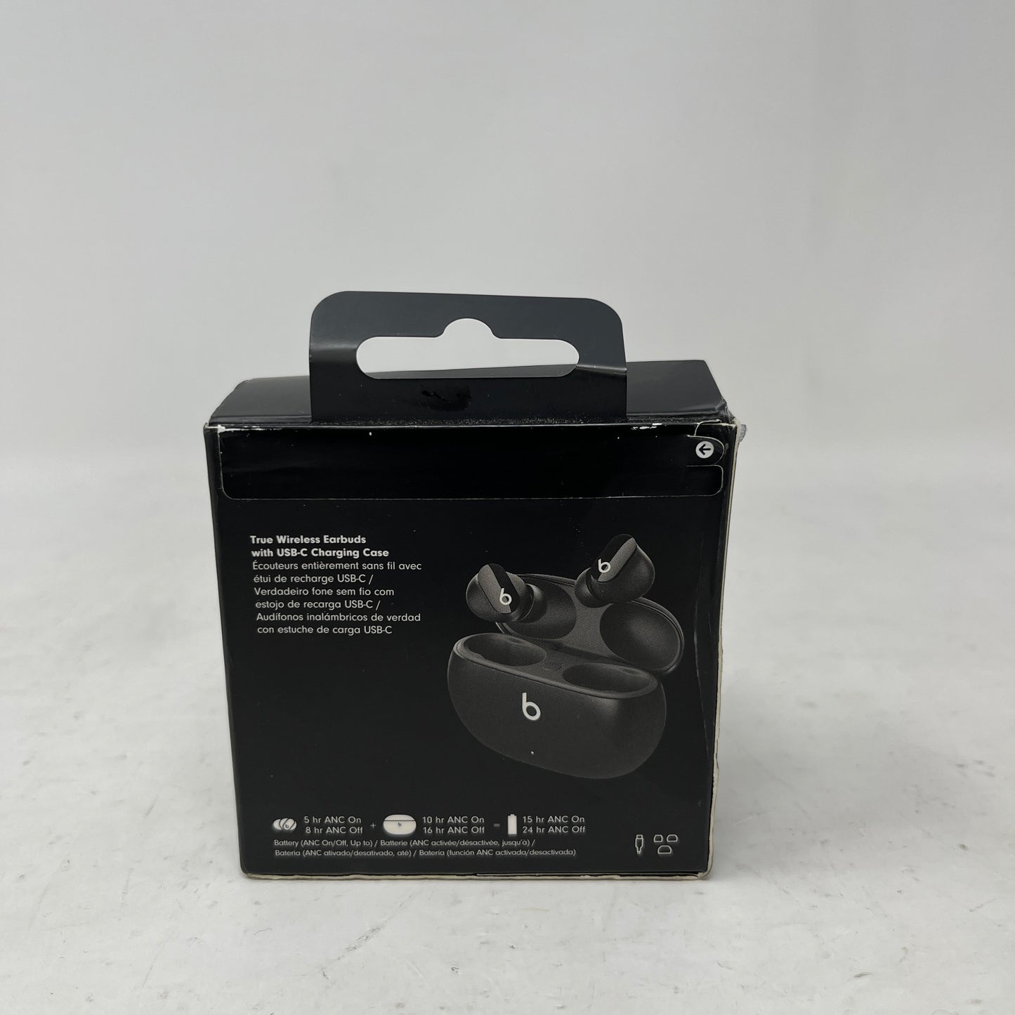 New Beats Studio Buds Wireless In-Ear Bluetooth Headphones Black MJ4X3LLA