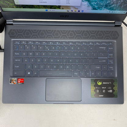 MSI Delta 15 15.6" Ryzen 7 5800H 3.2GHz 24GB RAM 1TB SSD AMD Radeon RX 6700M