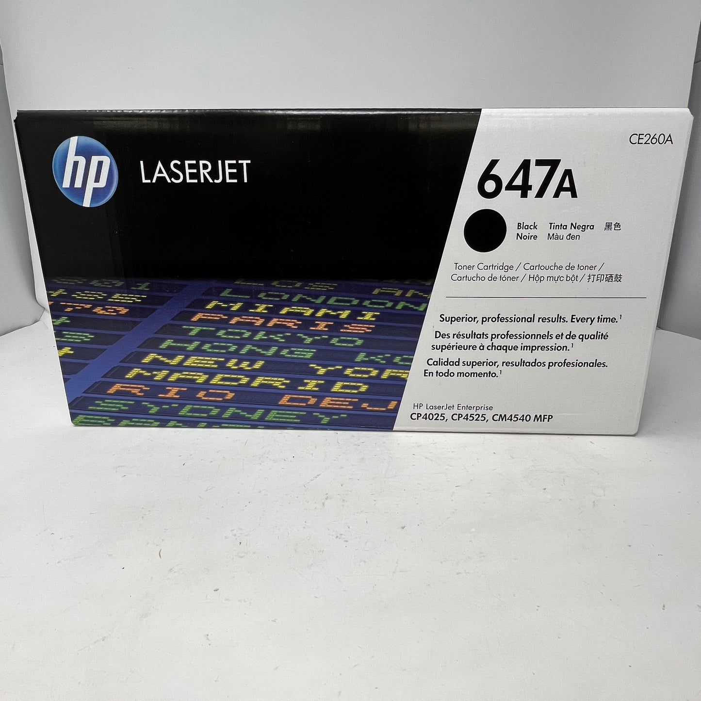 New HP Lasejet 647A Black Toner Cartridge CE260A