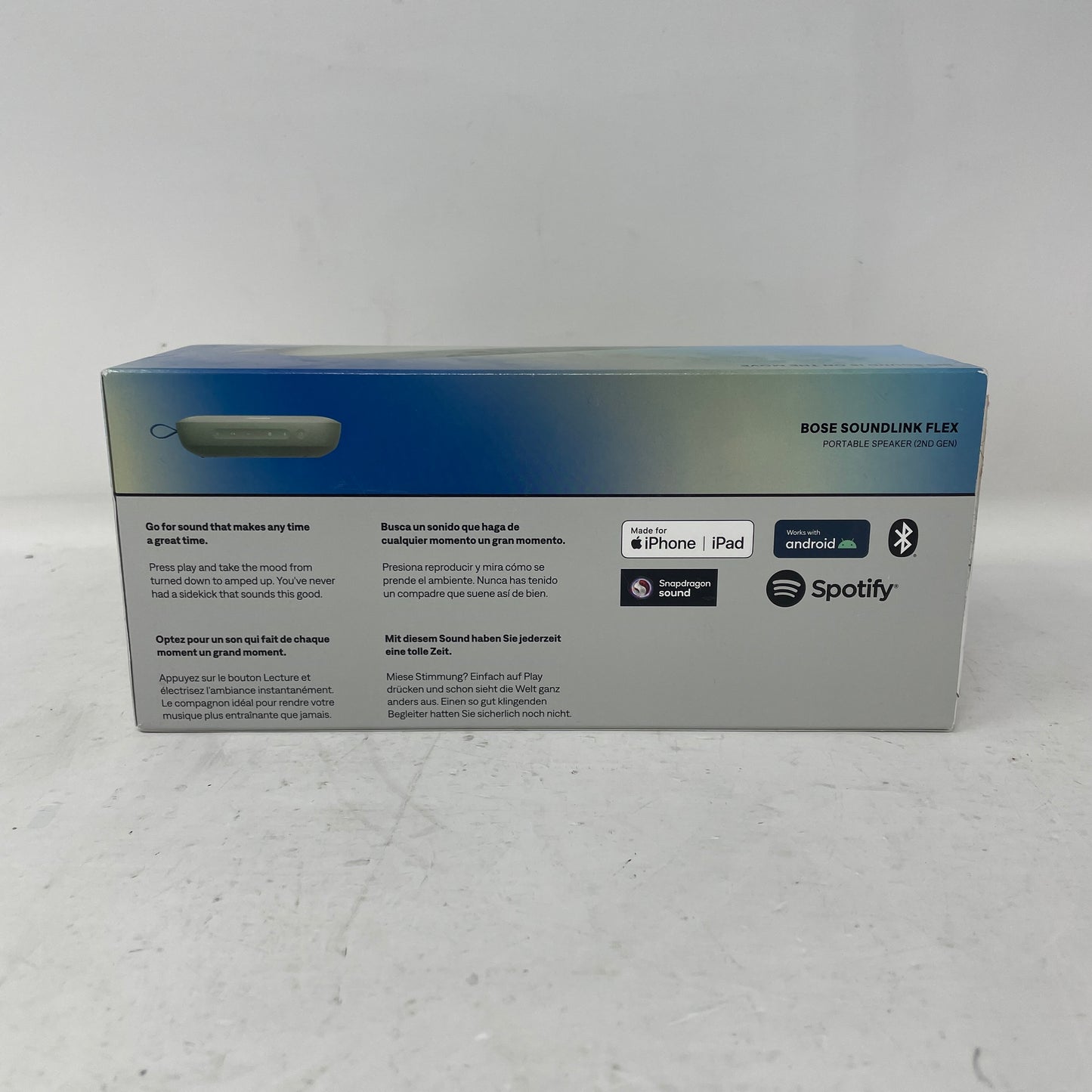 NEW Bose SoundLink Flex 2nd Gen Portable Bluetooth Speaker Alpine Sage 887612