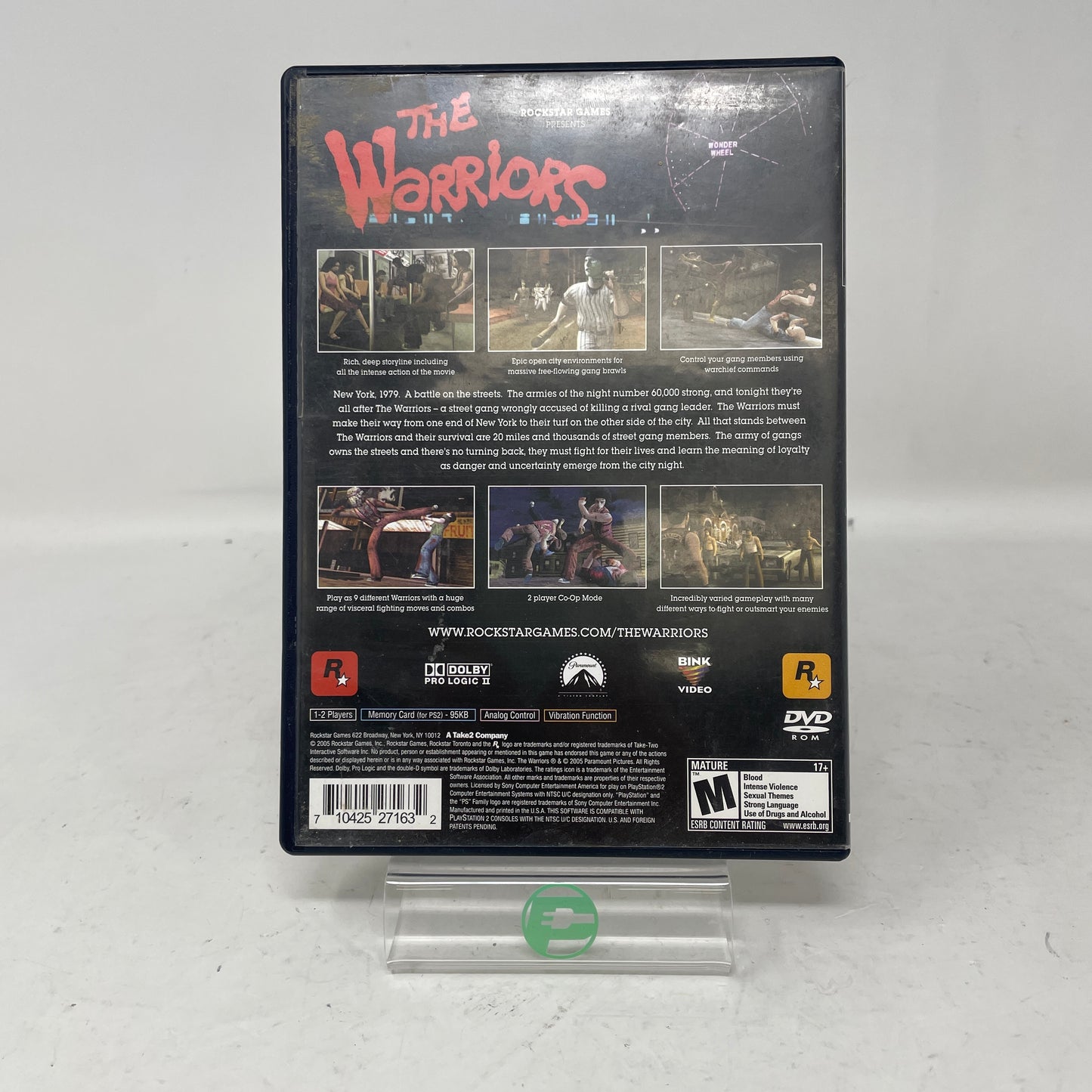 The Warriors (Sony PlayStation 2 PS2, 2005)