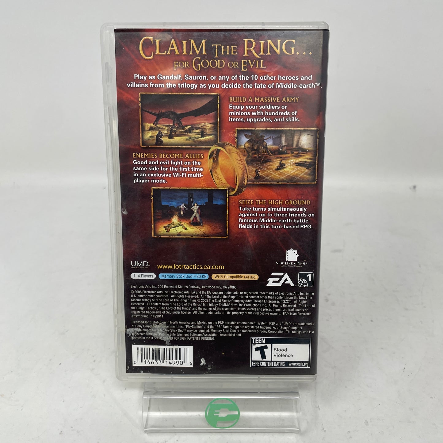 Lord of the Rings Tactics (Sony PlayStation Portable PSP, 2005)