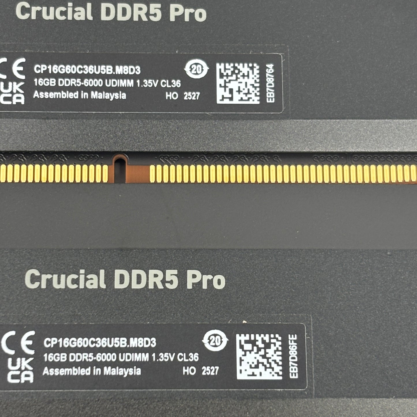 Crucial Micron Pro 32GB (2x16GB) RAM DDR5 6000MHz CP16G60C36U5B.M8D3