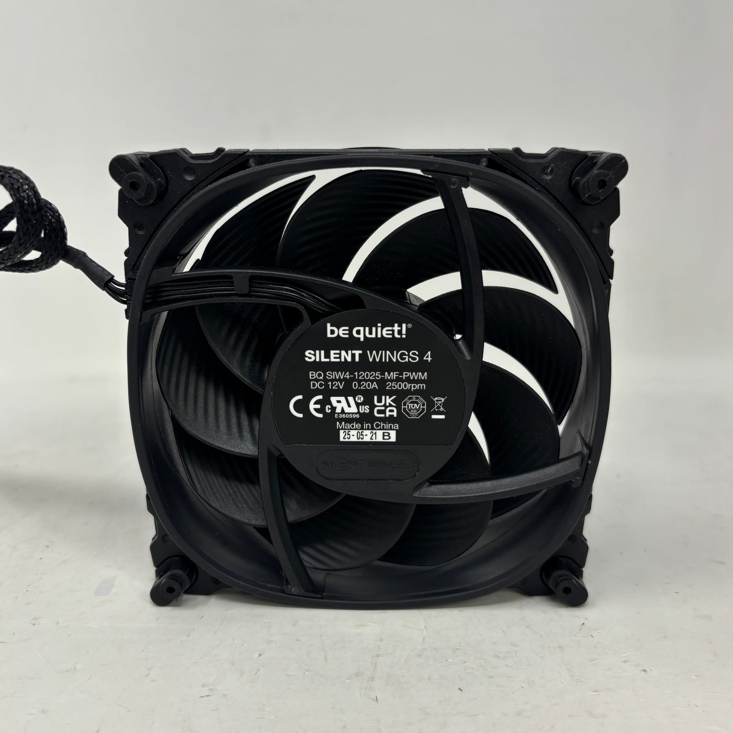 Lot of 3 be quiet! SILIENT WINGS 4 Case Fans BQ SIW4-12025-MF-PWM