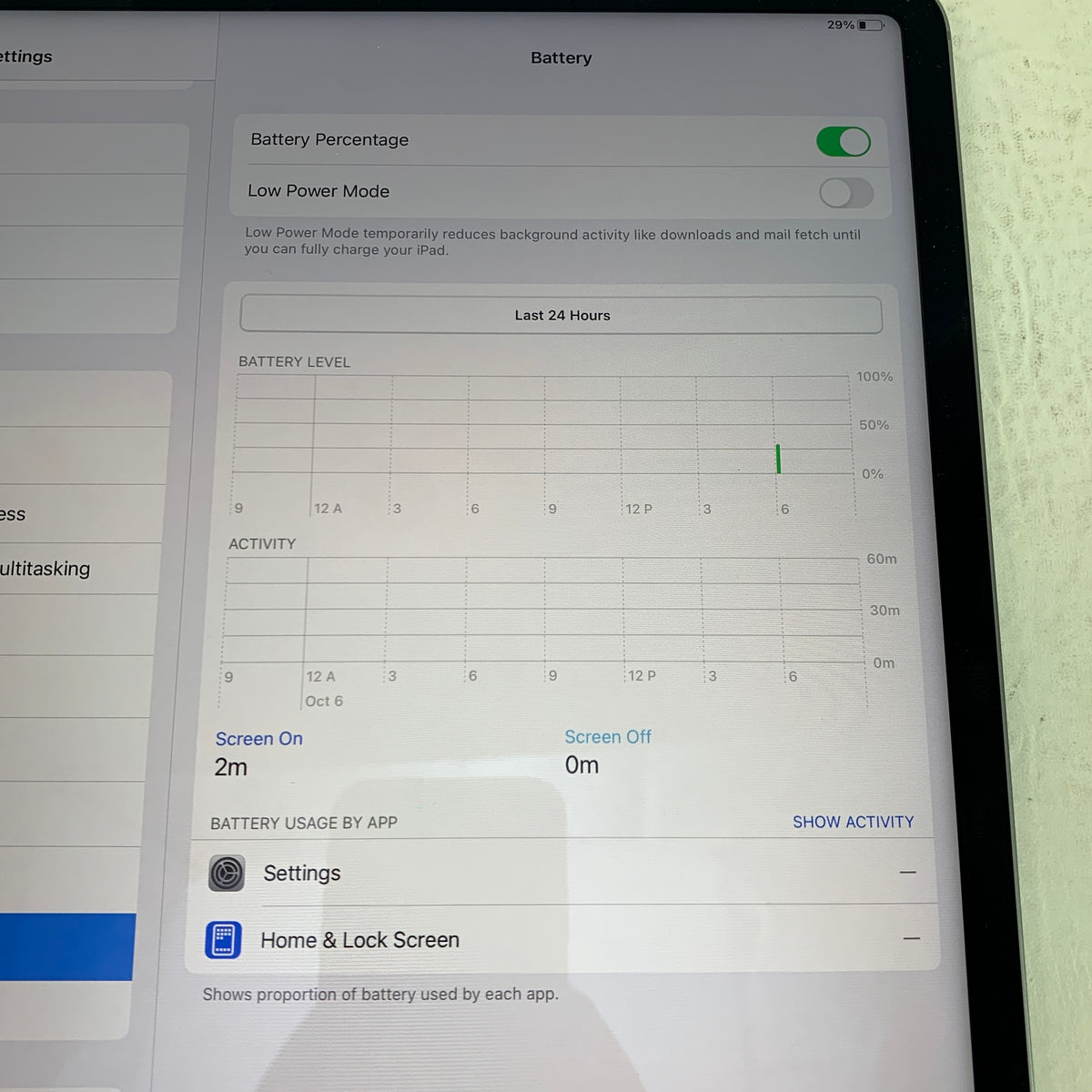 WiFi Only Apple iPad Pro 12.9" 6th Gen 256GB Space Gray MP603LL/A