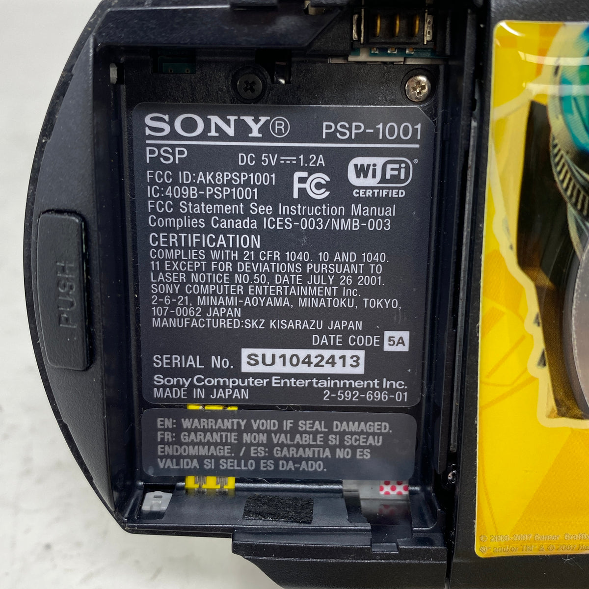 Sony Black Console Gaming System Only PSP-1001