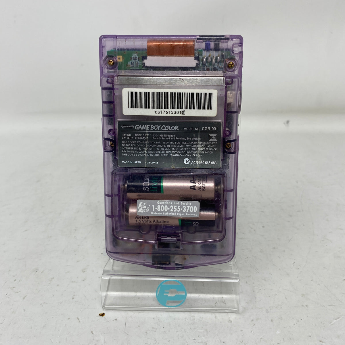 Nintendo Game Boy Color Handheld Game Console Only CGB-001 Atomic Purple
