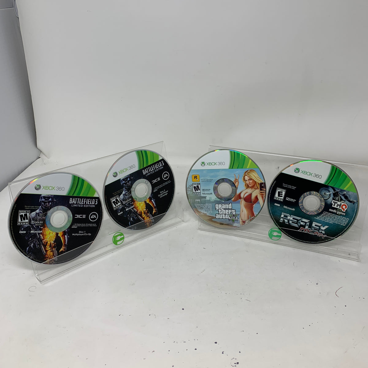 Lot of 5 Xbox 360 Games GTA V, Battlefield 3 LE, Bad Company 2, NFS Shift, MX