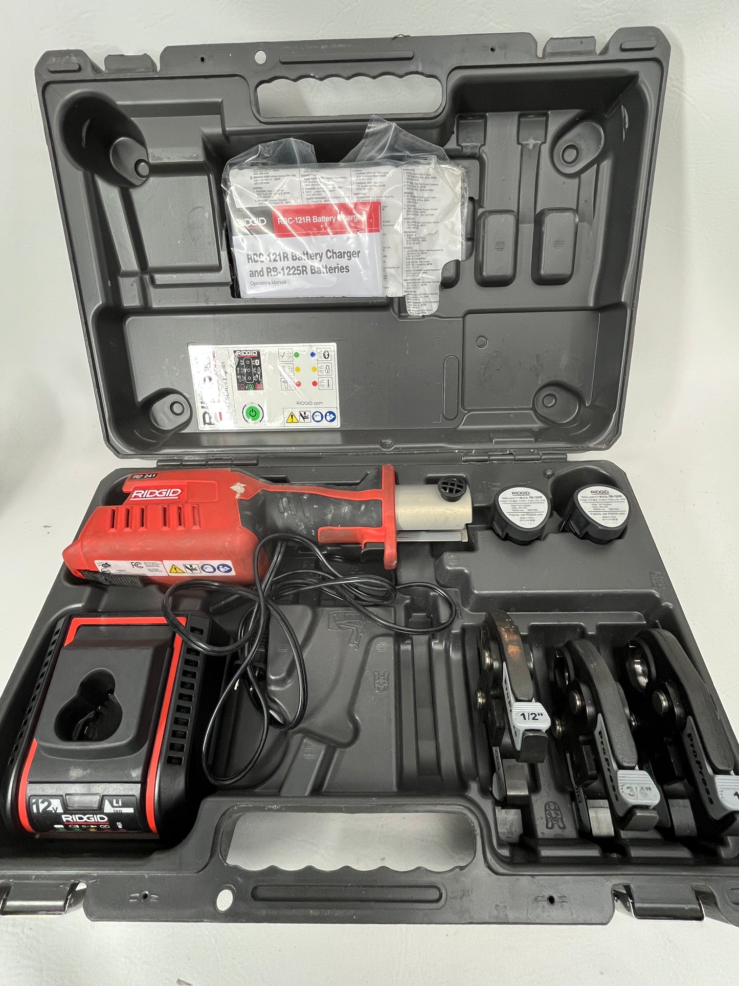 Rigid RP241 12V Compact Inline Press Tool Kit