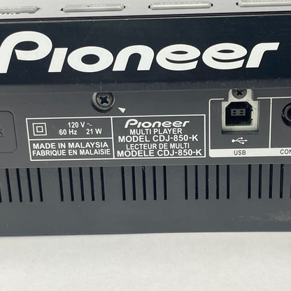 Pioneer CDJ-850 Professional Multi Player Media Black
